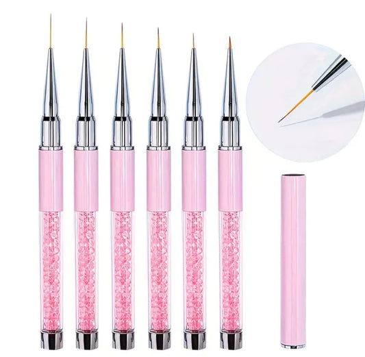 Pinceles para delinear uñas