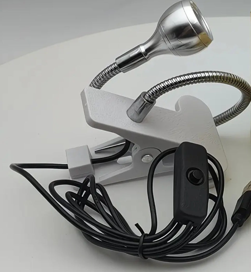 Gooseneck Lamp Silver