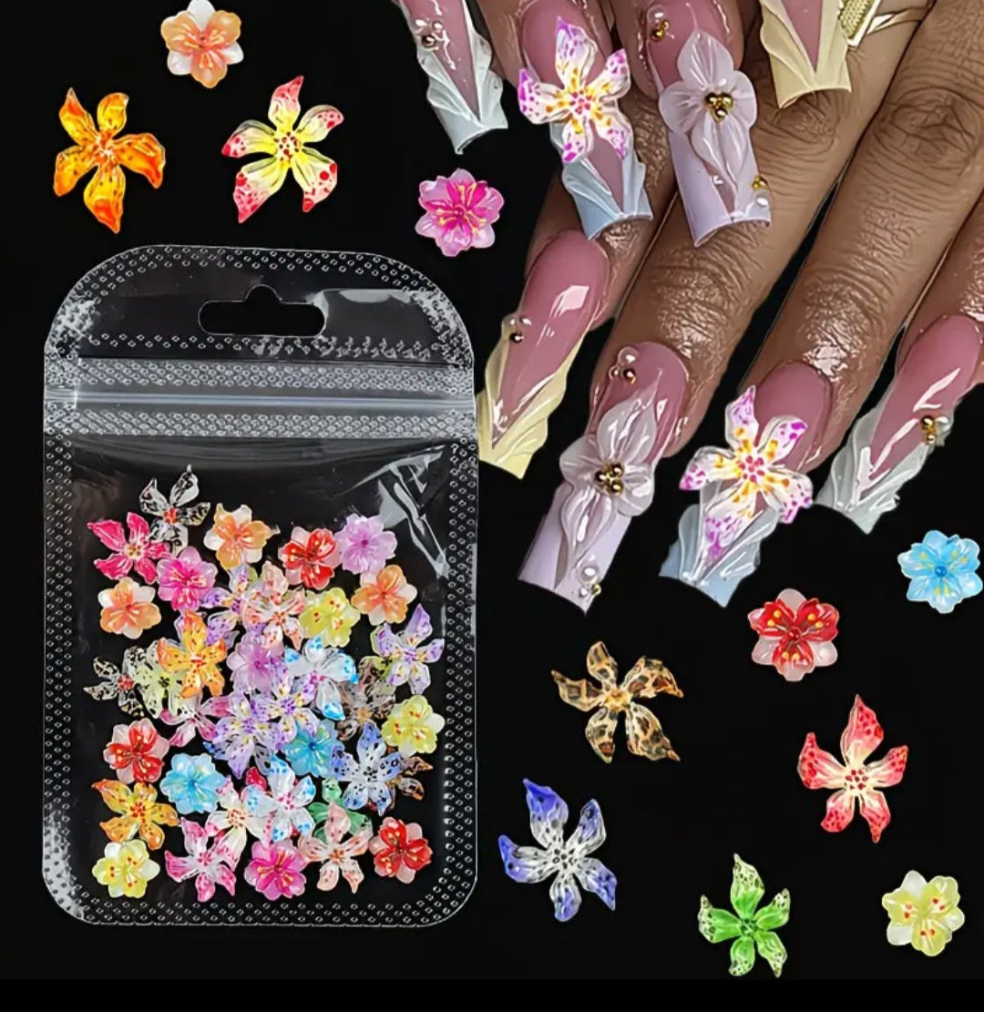 Acrylic Flower Charms