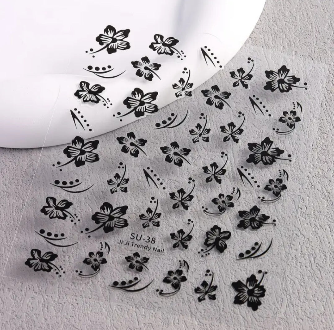 3D Stickers Floral