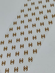 Lámina de transferencia - Logotipo del diseñador